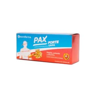 PAX FORTE GRIPA 400 MG 50 CAPSULAS