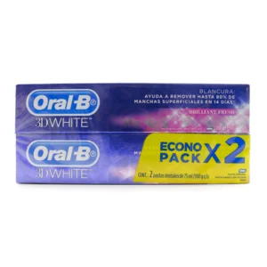 2 CRE.DEN.ORAL-B 3D WHITE 75ML