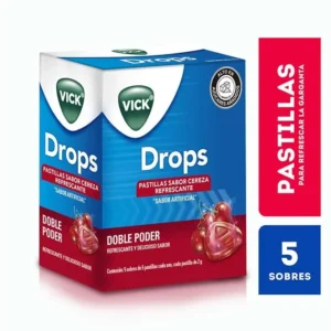 VICK CHERRY DROPS 5 SBS 5 PASTILLAS