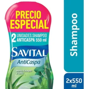 2 CH.SAVITAL ANTICASPA 550 ML P.E
