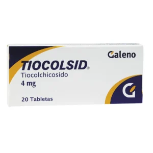TIOCOLSID 4 MG 20 TABLETAS(3%+)