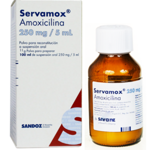 SERVAMOX 250 MG SUSPENSION 100 ML