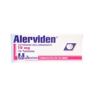 ALERVIDEN 10 MG 10 TABLETAS