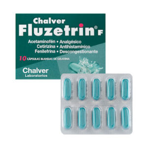 FLUZETRIN F 10 TABLETAS