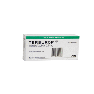 TERBUROP 2.5 MG 30 TABLETAS