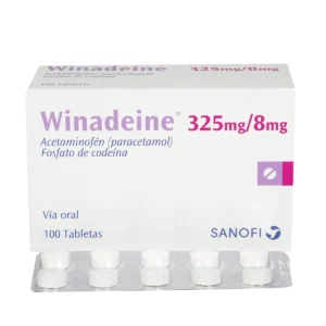 WINADEINE 325/8 MG 100 TABLETAS (A)