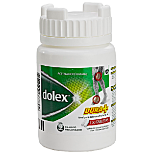 DOLEX DURA+ 665 MG 100 TABLETAS