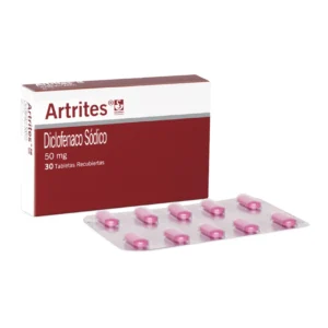 ARTRITES 50 MG 30 GRAGEAS