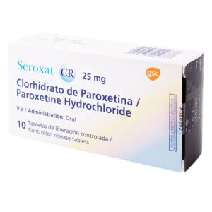 SEROXAT CR 25 MG 10 TABLETAS (3%+)(PAE)