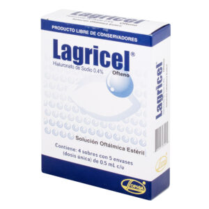 LAGRICEL OFTENO 0.4% S/OFT.CJ 20 ENVASES