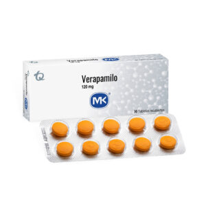 VERAPAMILO 120 MG 30 TABLETAS MK(P)8568