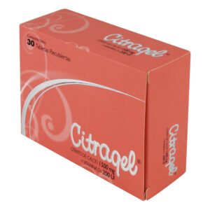 CITRAGEL 1500 MG/200 UI 30 TBS RECUBIER.