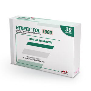 HERREX FOL 1000 MG 30 TBS (A)(3%+)(PAE)