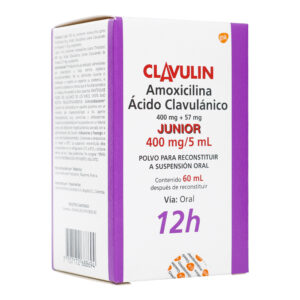 CLAVULIN JUNIOR 400 MG/5 ML 60ML(3%+)