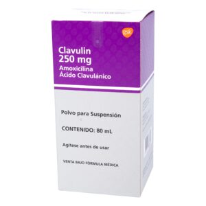 CLAVULIN 250 MG SUSP 80 ML(3%+)