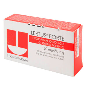 LERTUS FORTE 50 MG 10 COMPRIMIDOS(PAE)