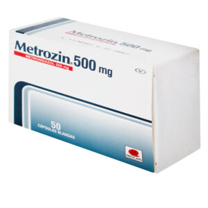 METROZIN 500 MG 50 CAPSULAS