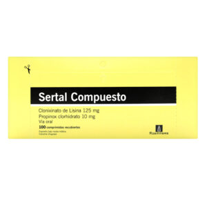 SERTAL COMPUESTO 100 COMPRIMIDOS  (A)