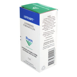LOTESOFT 0.5% GOTAS 5 ML(3%+)(PAE)
