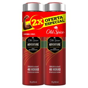 2 PACK OLD SPICE SPRAY ADVENTURE AEROSOL