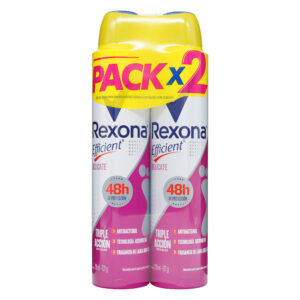 2 DTE.SPR.REXONA EFFICIENT DELICAT 210ML