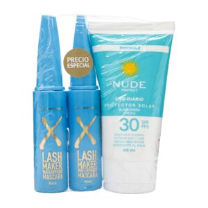 2 PESTANINA LASH MAKER + PROT.NUDE 40 ML