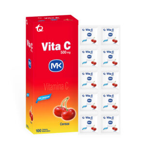 VITA C 500 MG CEREZA 100 TBS MK