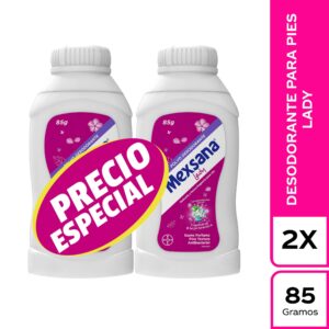 2 TALCO MEXSANA LADY 85 GR P.E