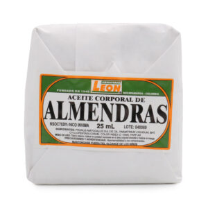 ACEITE ALMENDRAS 1 ONZA 12 UND LEON
