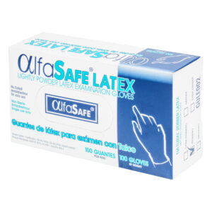 GUANTE EXAMEN ALFA LATEX 100 UND S
